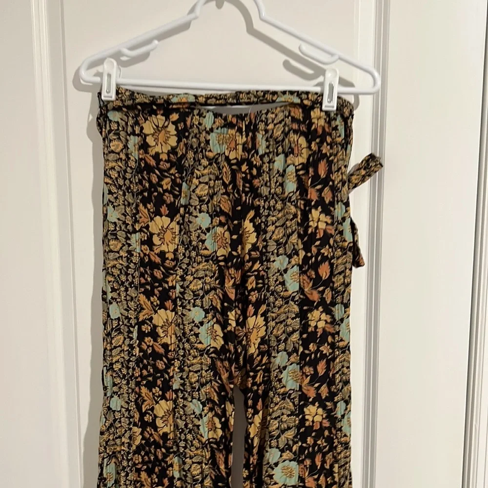 Free People Bali Sultry Boho Pants Jade Combo Small - Picture 6 of 8